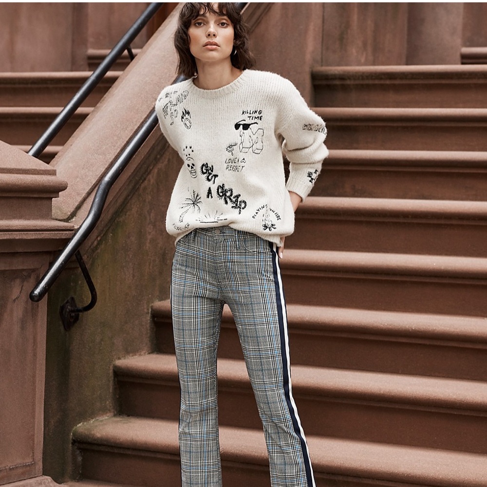 Mother The Jumper Alpaca Pullover In Leave A Message Size XS